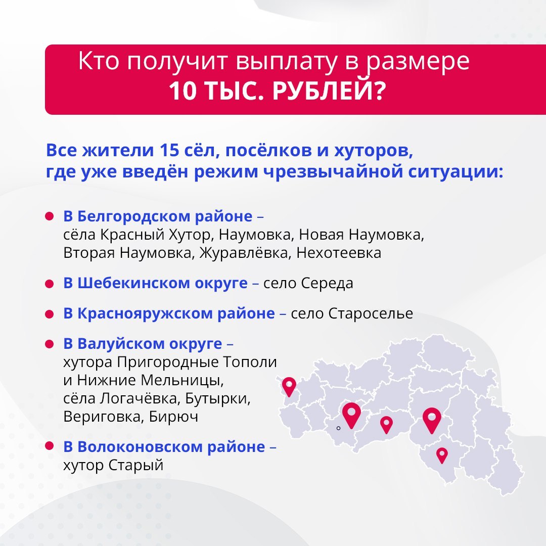 Вниманию жителей приграничных территорий Белгородской области, находящихся на территории Республики Крым