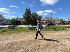 Александр Юрьев проверил ход благоустройства общественных территорий города