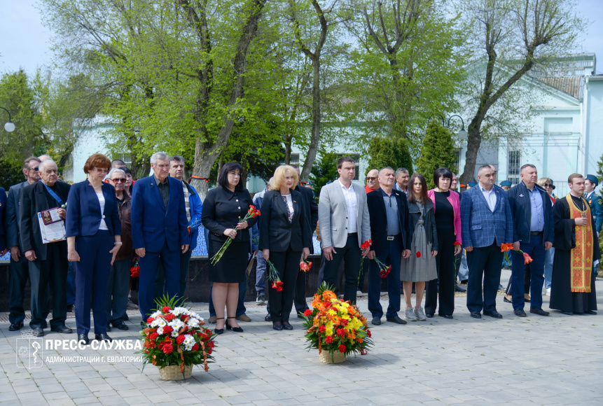 В Евпатории состоялись мероприятия, приуроченные к 37-летию со дня аварии на Чернобыльской АЭС