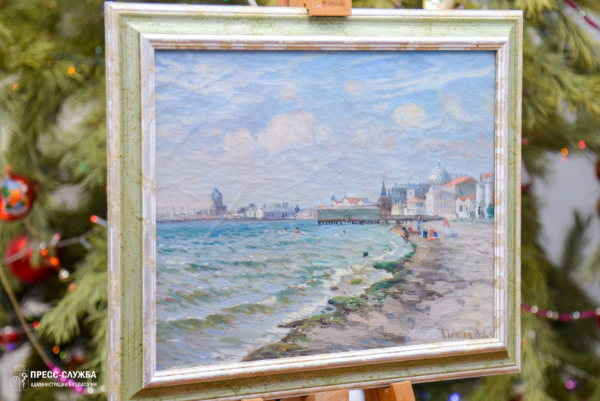 В Евпатории представили картину Николая Химоны