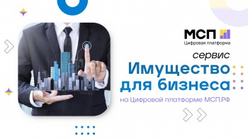 Состоялся официальный анонс сервиса «Имущество для бизнеса» на Цифровой платформе МСП.РФ среди предпринимательского сообщества