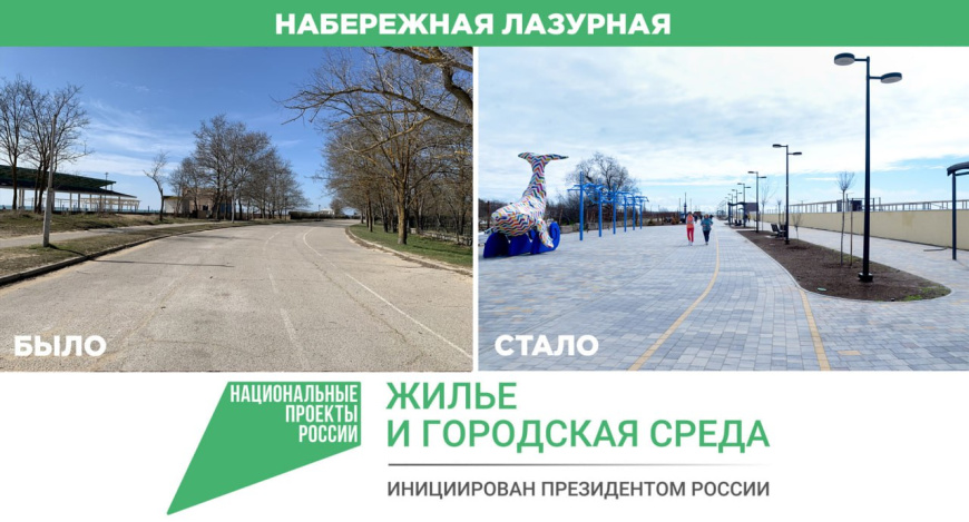 Реализация федерального проекта «Формирование комфортной городской среды» в Евпатории