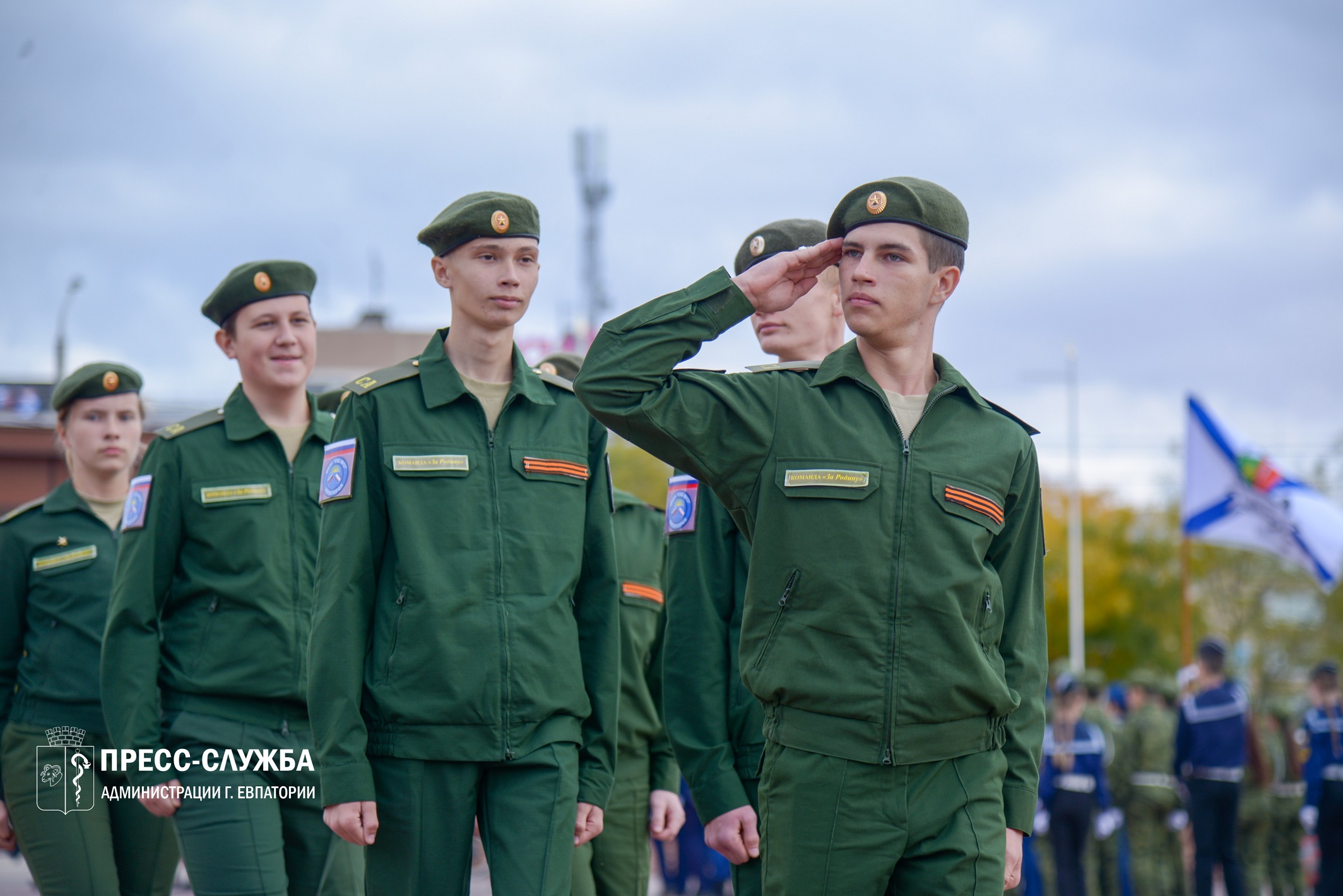 В Евпатории состоялось закрытие Почетного караула «Вахта памяти поколений «Пост №1»