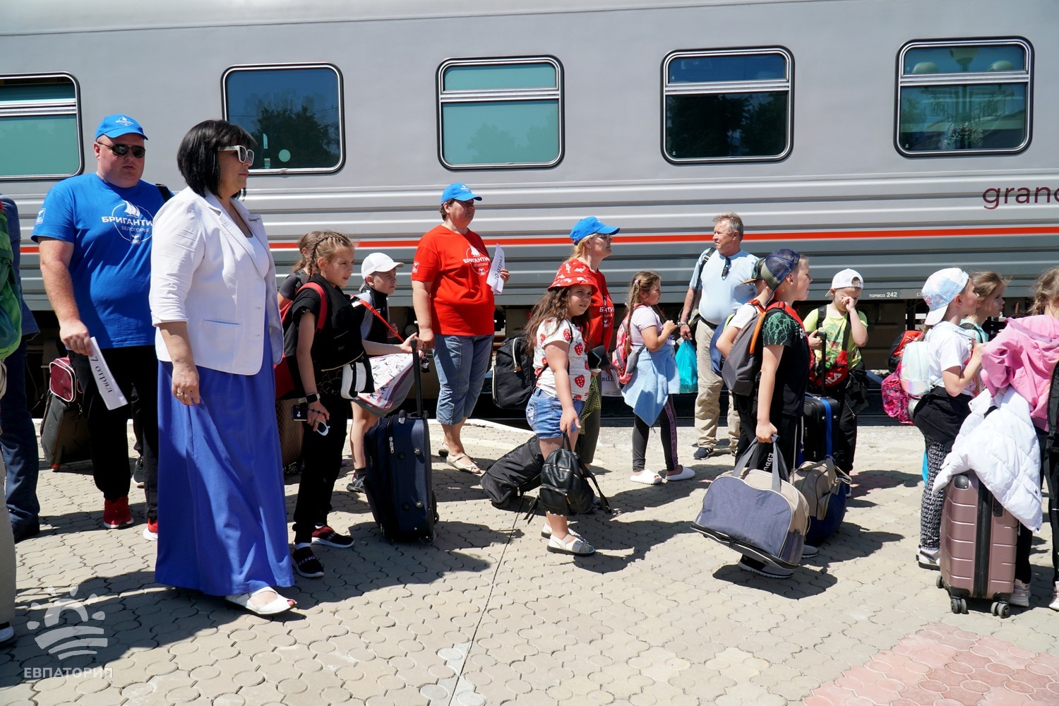 В Евпаторию на оздоровление приехали дети из Белгорода и Белгородской области