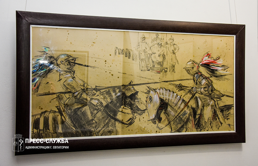 В Крымском ТЮЗе проходит выставка евпаторийских художников