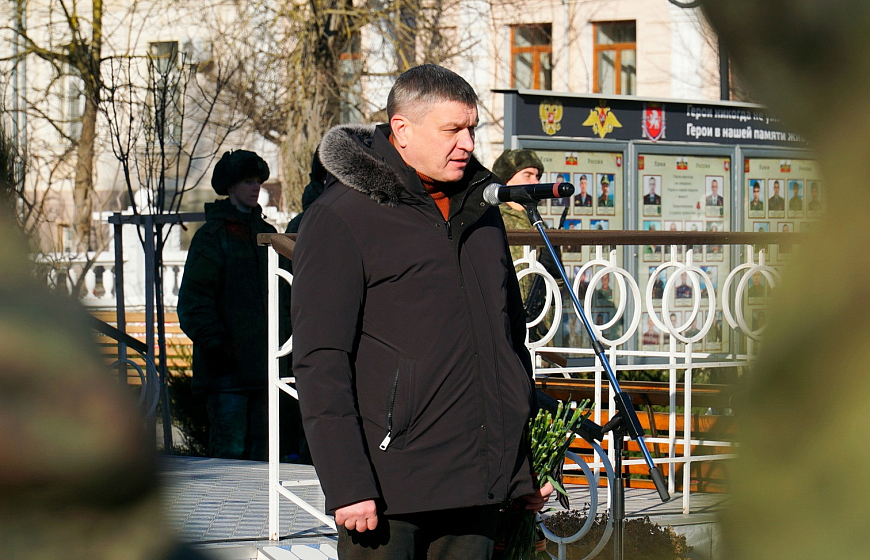 В Евпатории почтили память бойца «Беркута», погибшего на майдане в 2014 году