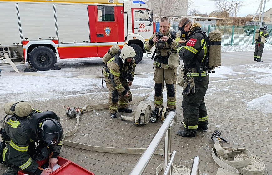 Пожарно-тактические учения в городе-детства