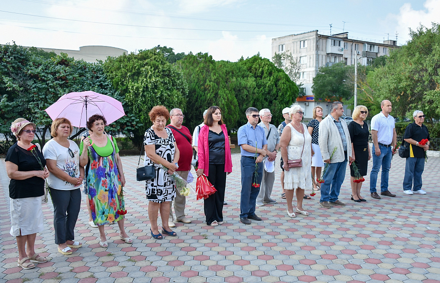 Евпаторийцы почтили память жертв депортации немцев из Крыма