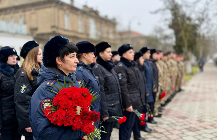 18 февраля в Евпатории прошло мероприятие посвящённое погибшим бойцам спецподразделения ОМОН «Беркут»