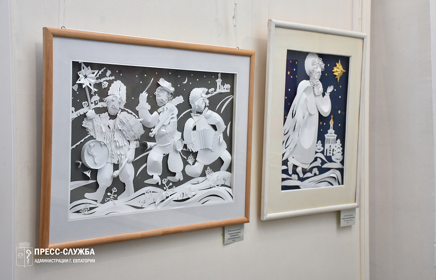Открылась выставка работ преподавателей «Евпаторийской детской художественной школы им. Ю.В. Волкова»