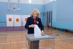 В Евпатории руководство города приняло участие в выборах Президента Российской Федерации
